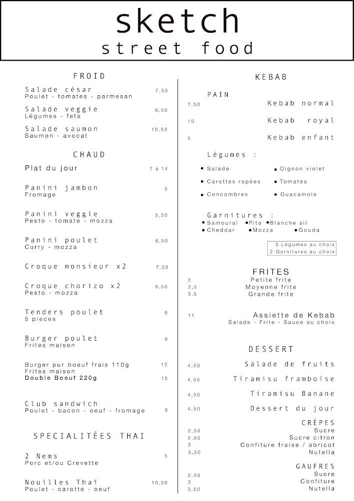 Sketch Street Food - Menu Image 2